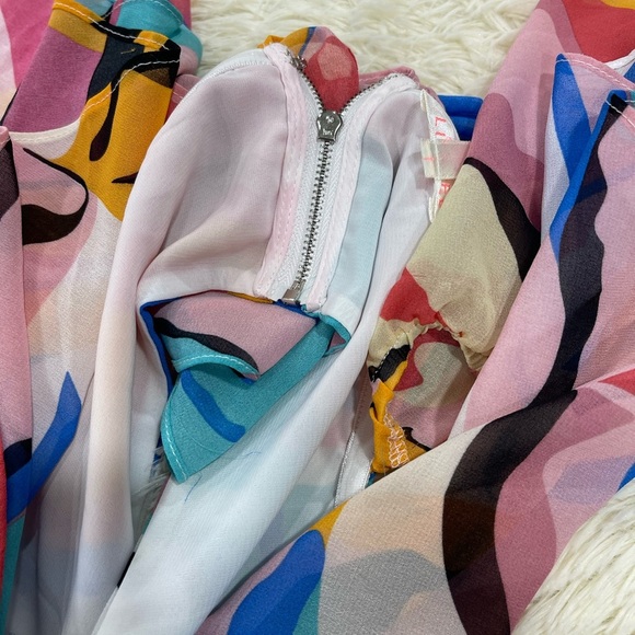 Luxxel Multicolor Abstract Two-Piece Set - Picture 6 of 10